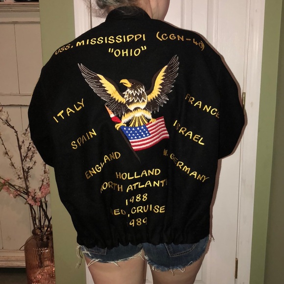 customized us navy cruise jackets